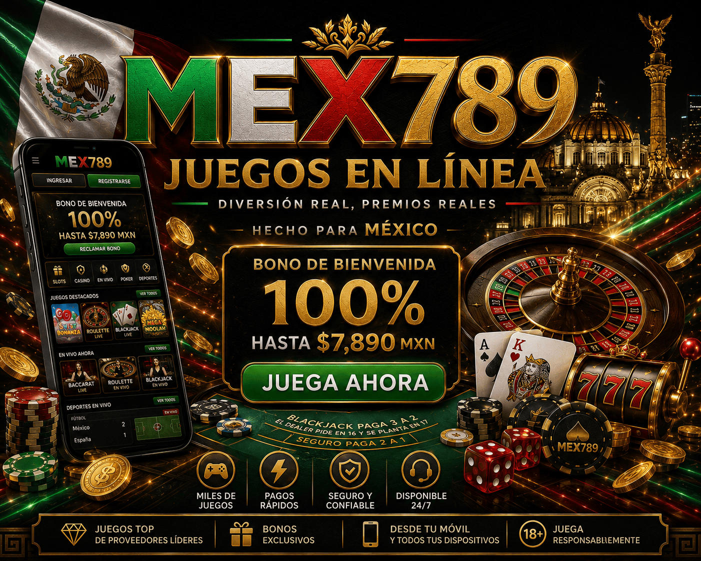 MEX789 Juegos Online Juegos MEX789 con cartas, fichas, ruleta, tragamonedas, mesas en vivo y símbolos de casino